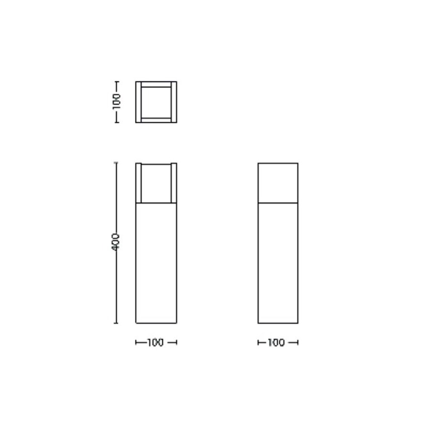 Philips - LED-Außenleuchte ARBOUR LED/3,8W/230V 40 cm 2700K IP44