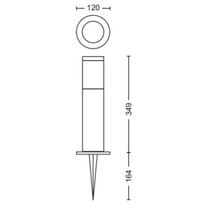 Philips - LED-Außenleuchte GARDENLINK LED/6W/230V 2700K IP44