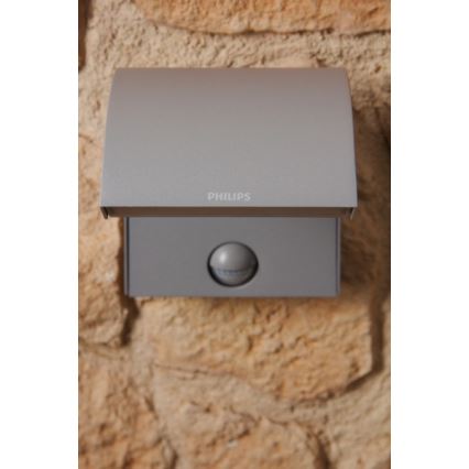 Philips 16356/87/16 - Wandleuchte mit Sensor MYGARDEN RIVERBANK 3xLED/1W