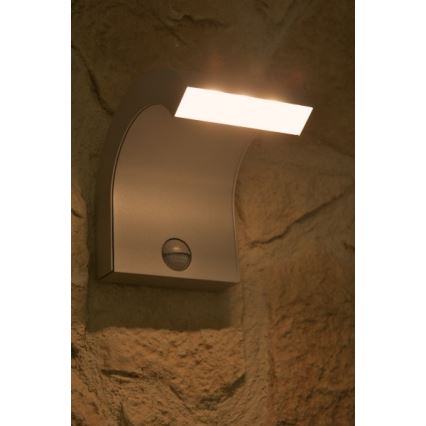 Philips 16356/87/16 - LED Außenleuchte mit Sensor  MYGARDEN RIVERBANK 3xLED/1W/230V IP44