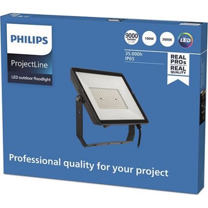 Philips – LED-Außenstrahler PROJECTLINE LED/100W/230V IP65 3000K