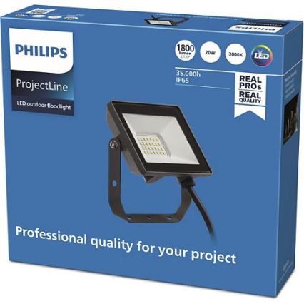 Philips – LED-Außenstrahler PROJECTLINE LED/20W/230V IP65 3000K