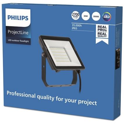 Philips – LED-Außenstrahler PROJECTLINE LED/30W/230V IP65 3000K