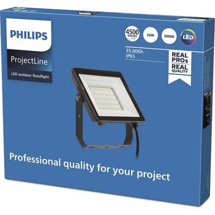 Philips – LED-Außenstrahler PROJECTLINE LED/50W/230V IP65 3000K