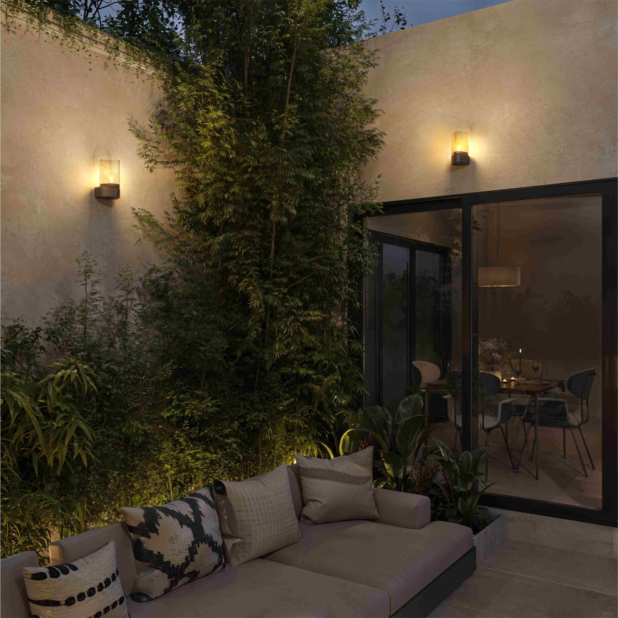 Philips - LED-Außenwandleuchte NAYL 1xE27/4W/230V 2700K IP44