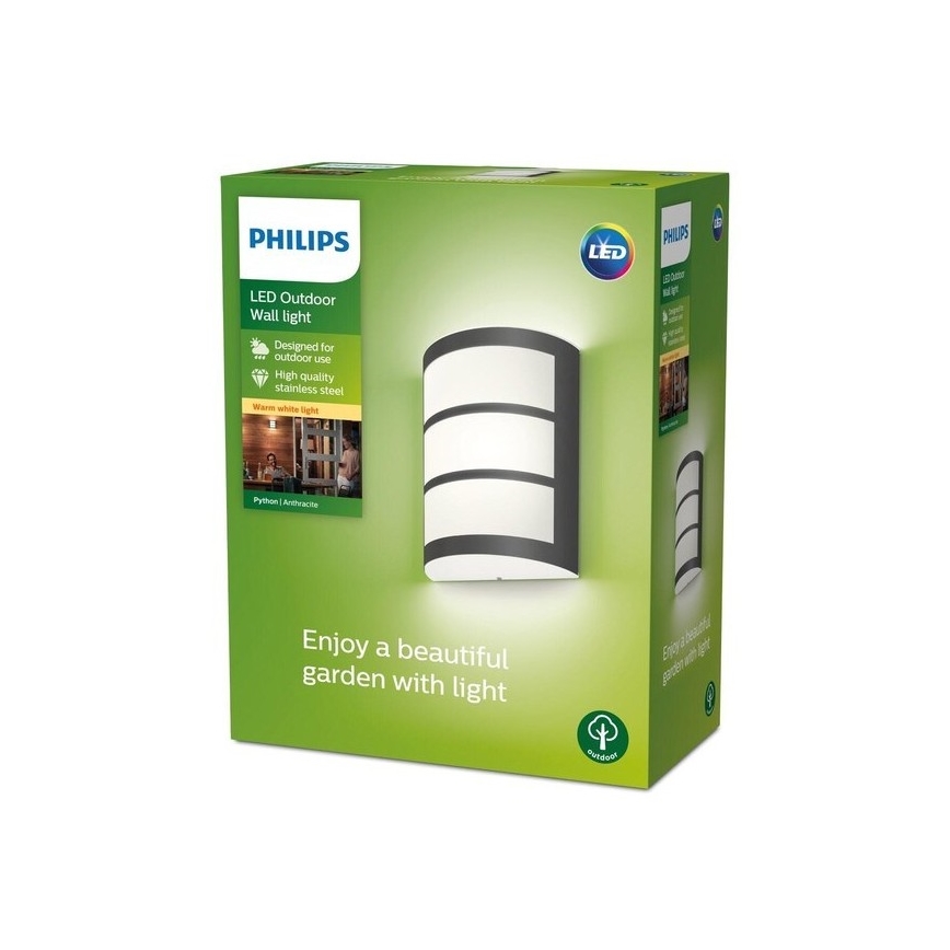 Philips - LED-Außenwandleuchte LED/6W/230V 2700K IP44