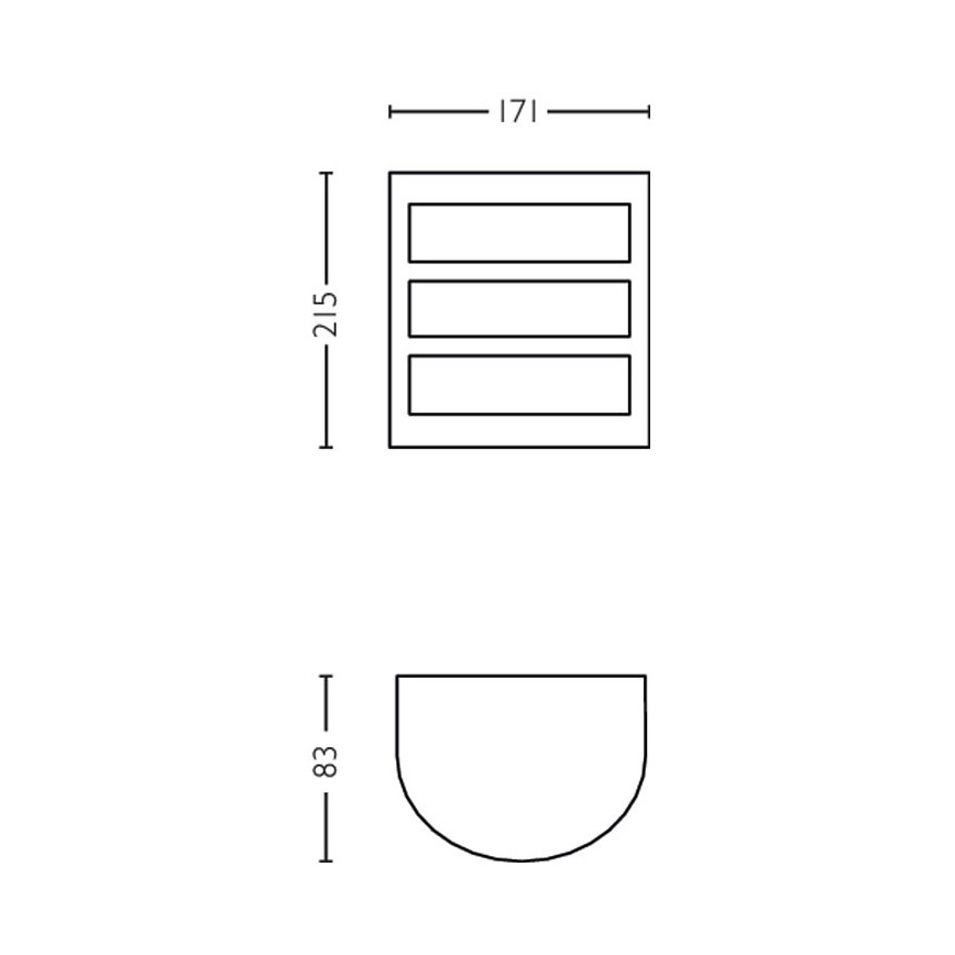Philips - LED-Außenwandleuchte LED/6W/230V 4000K IP44