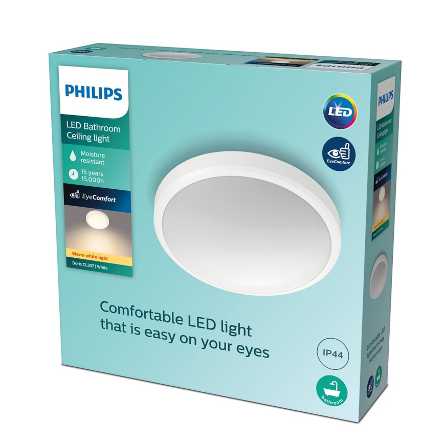 Philips - LED-Badezimmer-Deckenleuchte LED/17W/230V 2700K IP44