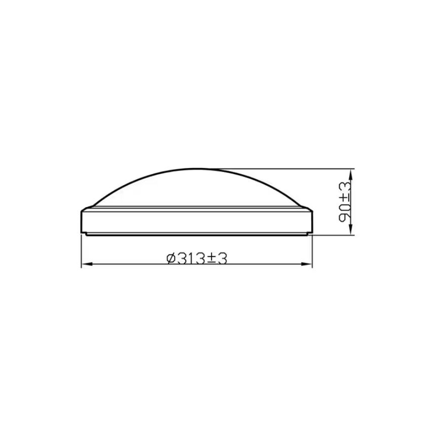 Philips - LED-Badezimmer-Deckenleuchte LED/17W/230V 2700K IP44