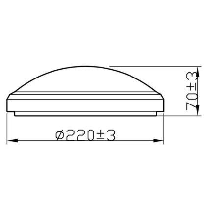 Philips - LED-Badezimmer-Deckenleuchte LED/6W/230V 2.700K IP44