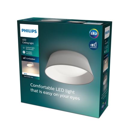 Philips - LED-Deckenleuchte LED/14W/230V grau