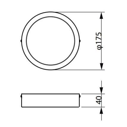 Philips - LED-Deckenleuchte LEDINAIRE LED/10,5W/230V 3000K IP40