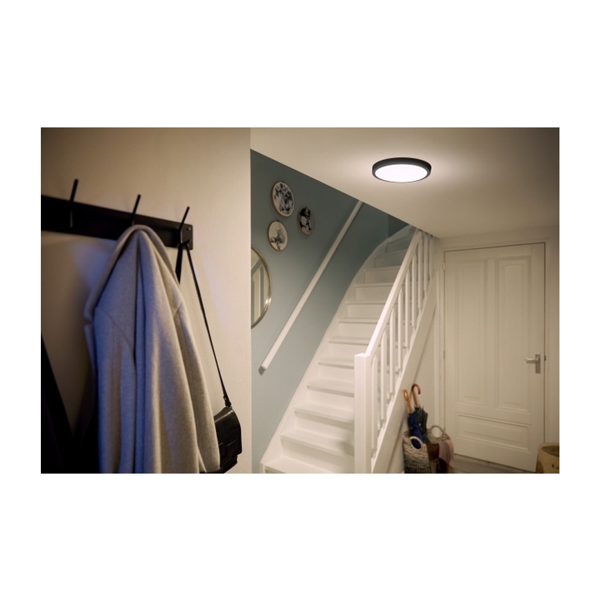 Philips - LED-Deckenleuchte LED/12W/230V 2700K schwarz