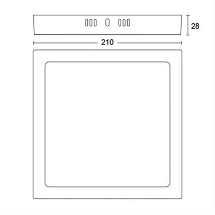 Philips - LED-Deckenleuchte LED/12W/230V 2700K weiß