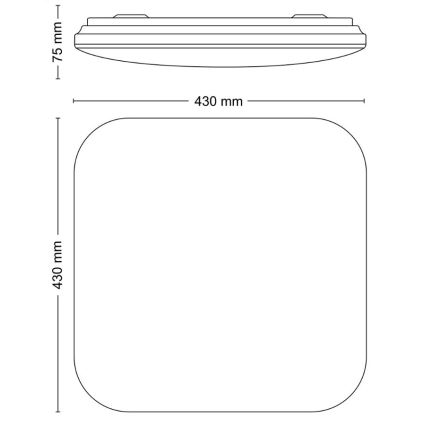 Philips - LED-Deckenleuchte LED/24W/230V 4000K