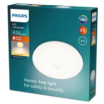 Philips - LED-Deckenleuchte mit Sensor LED/16W/230V 2700K