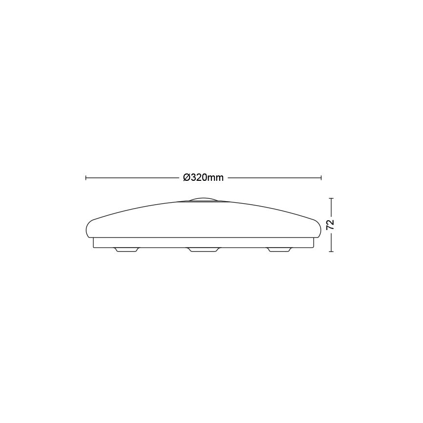 Philips - LED-Deckenleuchte mit Sensor LED/16W/230V 2700K