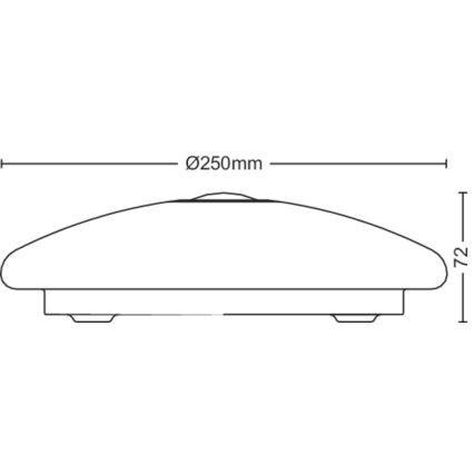 Philips – LED-Deckenleuchte mit Sensor MAUVE LED/6W/230V 4000K