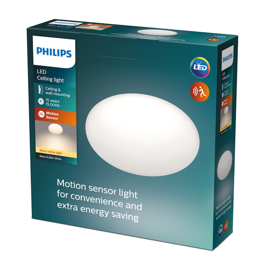 Philips - LED-Deckenleuchte mit Sensor LED/12W/230V 2700K