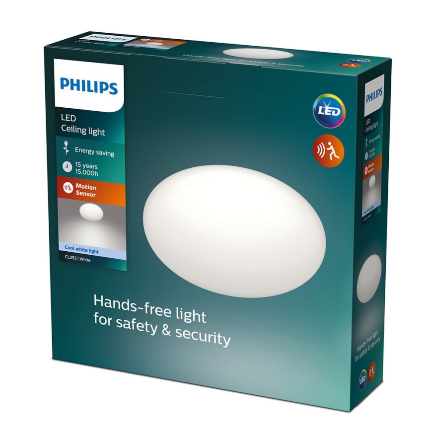 Philips - LED Deckenleuchte mit Sensor LED/12W/230V 4000K