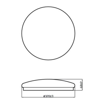 Philips - LED-Deckenleuchte MOIRE LED/17W/230V