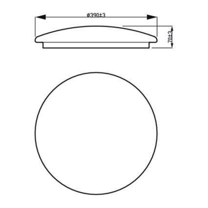 Philips - LED-Deckenleuchte LED/20W/230V 2700K