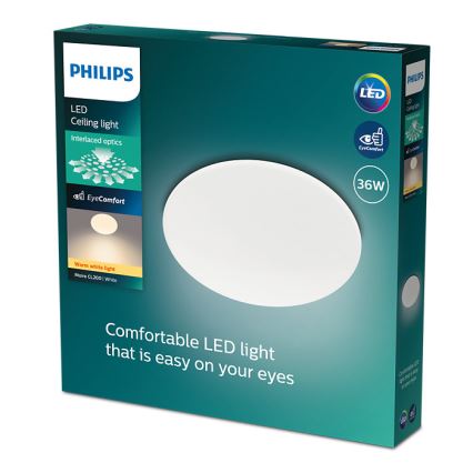 Philips - LED-Deckenleuchte MOIRE LED/36W/230V 2700K