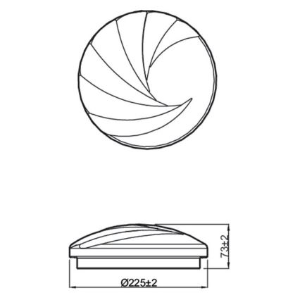 Philips - LED-Deckenleuchte SHORE LED/6W/230V