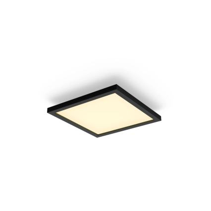 Philips - Hue AURELLE LED-Deckenleuchte, dimmbar, 19W/230V, 2200-6500K, 30x30 cm, schwarz