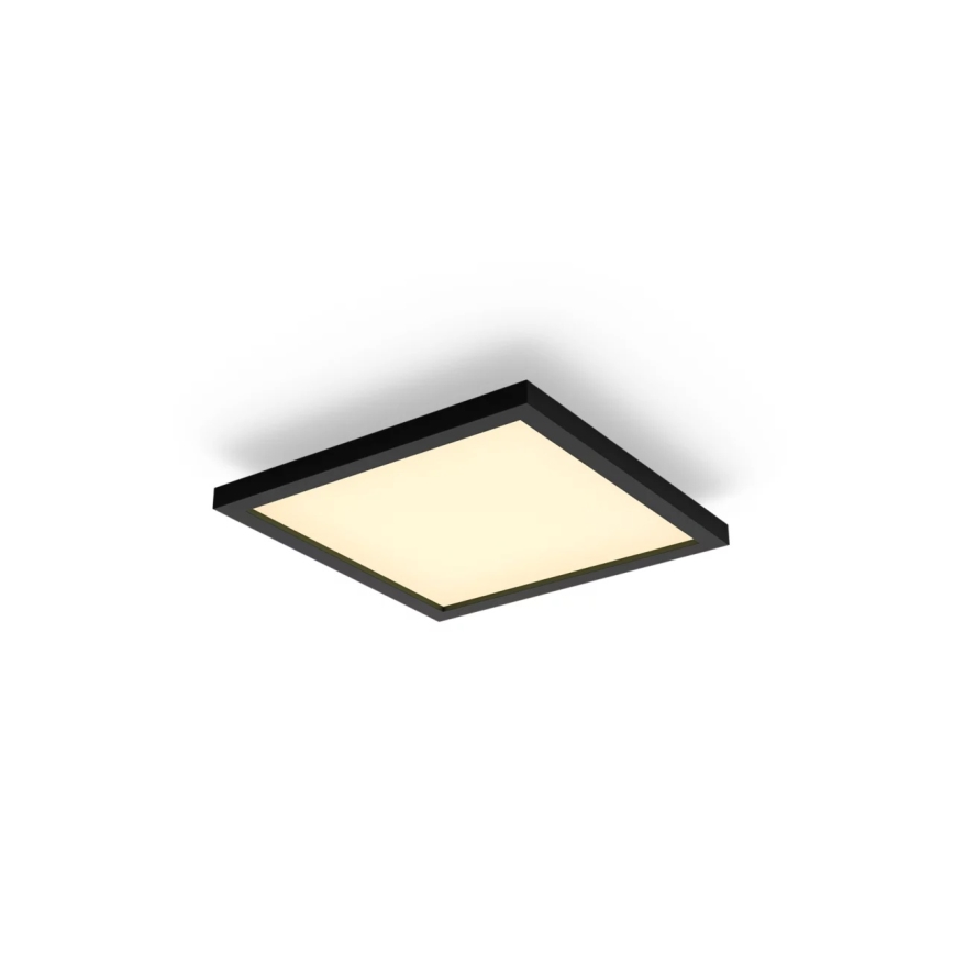 Philips - Hue AURELLE LED-Deckenleuchte, dimmbar, 19W/230V, 2200-6500K, 30x30 cm, schwarz