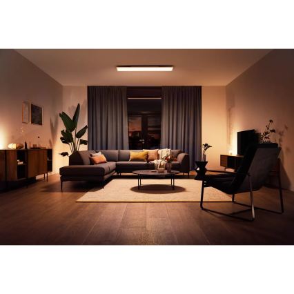 Philips - Hue AURELLE LED-dimmbare Deckenleuchte LED/39W/230V 2200-6500K 120x30 cm weiß
