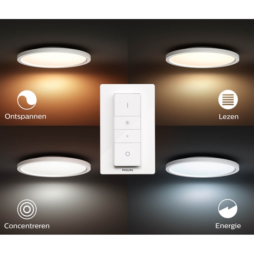 Philips - LED Dimmbare Deckenleuchte Hue AURELLE LED/24,5W/230V + Fernbedienung