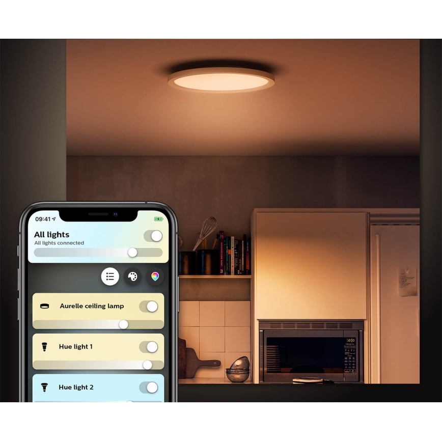 Philips - LED Dimmbare Deckenleuchte Hue AURELLE LED/24,5W/230V + Fernbedienung