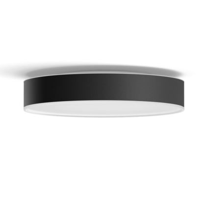Philips - dimmbare LED-Deckenleuchte Hue LED/19,2W/230V 2200-6500K Ø 381 mm schwarz + Fernbedienung