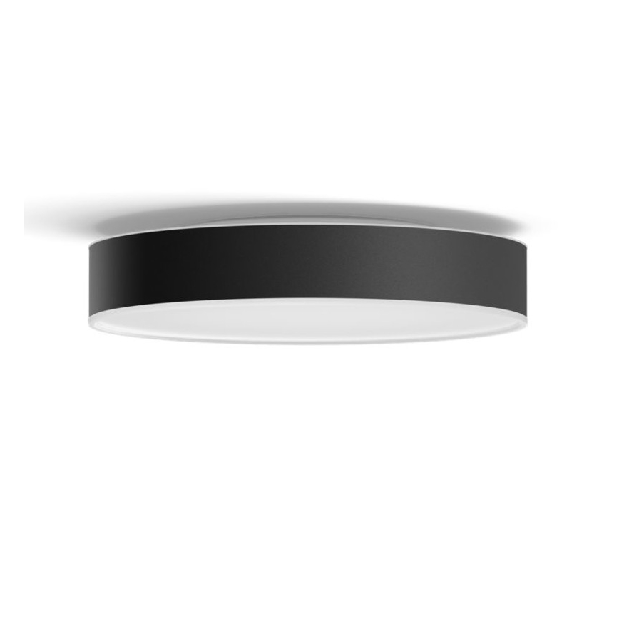 Philips - dimmbare LED-Deckenleuchte Hue LED/19,2W/230V 2200-6500K Ø 381 mm schwarz + Fernbedienung
