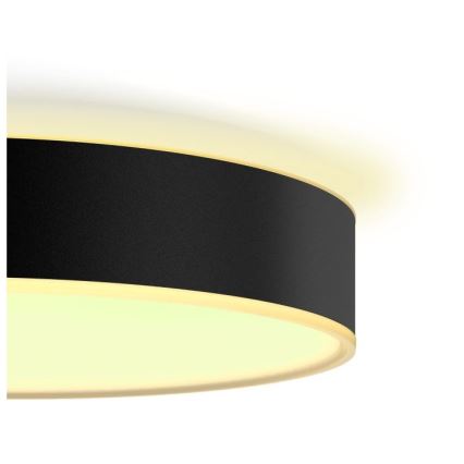 Philips - dimmbare LED-Deckenleuchte Hue LED/19,2W/230V 2200-6500K Ø 381 mm schwarz + Fernbedienung