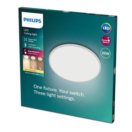 Philips - LED dimmbare Deckenleuchte SCENE SWITCH LED/36W/230V