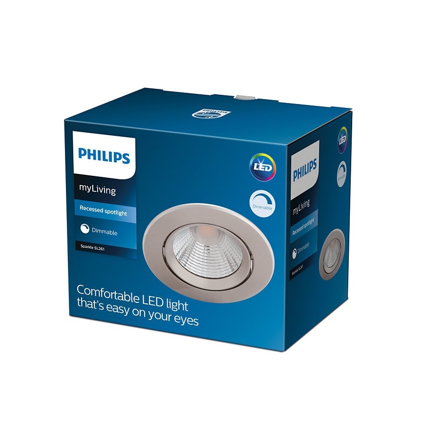 Philips - LED dimmbare Einbauleuchte LED/5,5W/230V