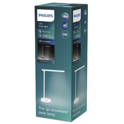 Philips - LED dimmbare Touch-Tischlampe TILPA LED/5W/5V 1800 mAh