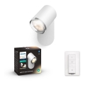 Philips - LED dimmbares Badezimmerleuchte Hue ADORE 1xGU10/5W/230V IP44 + Fernbedienung