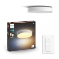 Philips - LED dimmbares Badezimmerleuchte Hue DEVERE LED/33,5W/230V IP44 Ø 425 mm 2200-6500K + Fernbedienung