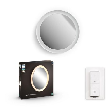 Philips - LED dimmbares Badezimmerspiegel Hue ADORE LED/27W/230V + Fernbedienung IP44