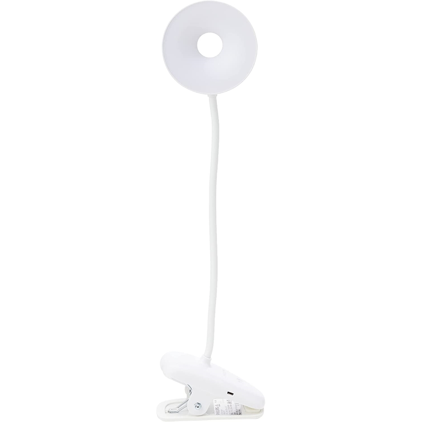 Philips - LED-Dimmleuchte mit Clip DONUTCLIP LED/3W/5V 1200 mAh CRI 90 Weiß