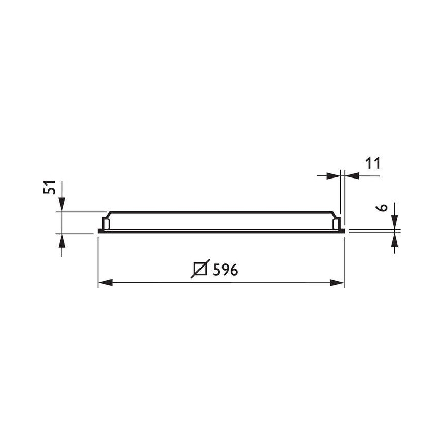 Philips TBS165 G 4xTL5-14W/840 HF C3 PIP - LED-Einbauleuchte 4xG5-TL5/14W/230V