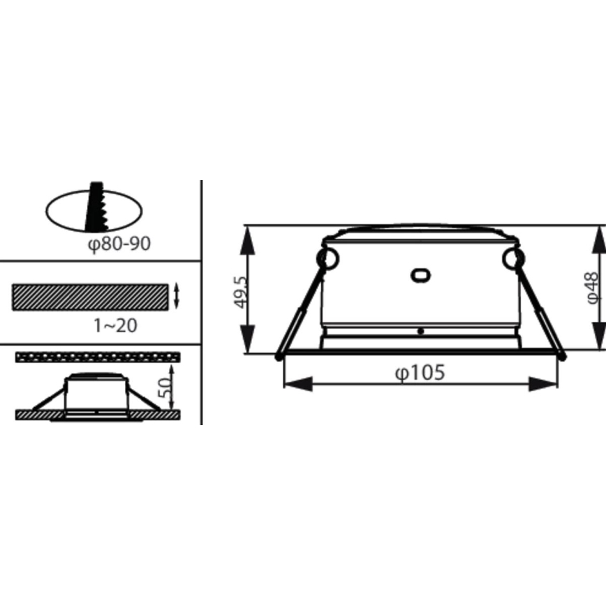 Philips - LED-Einbauleuchte LED/2,2W/230V 4000K