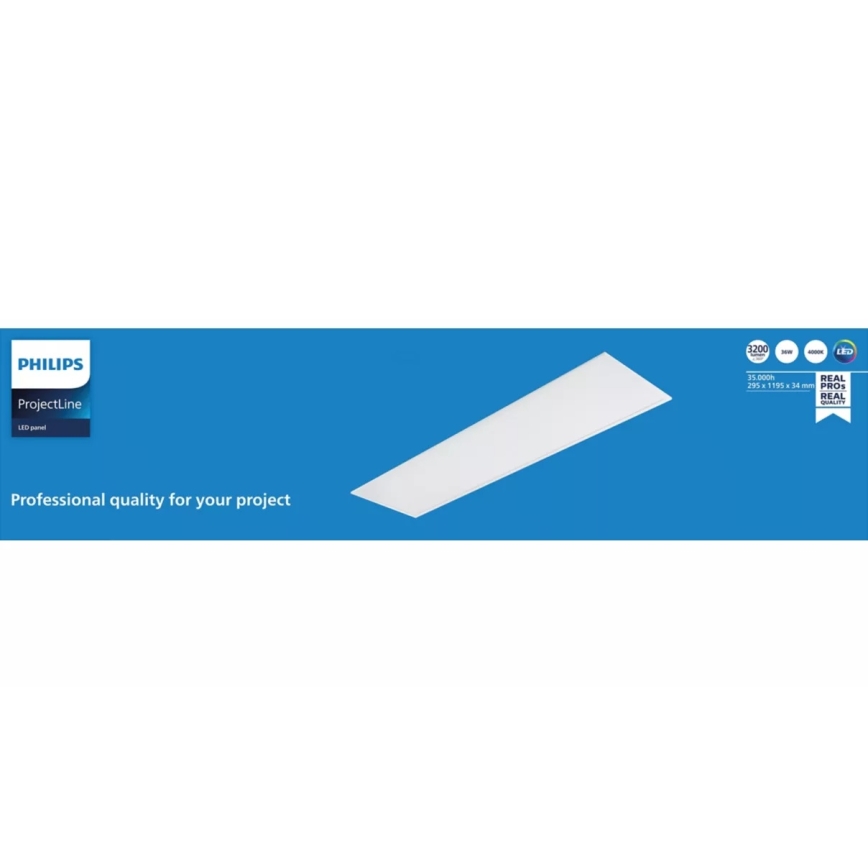 Philips - LED-Panel für abgehängte Decken PROJECTLINE LED/36W/230V UGR19 4000K 119x29,5 cm