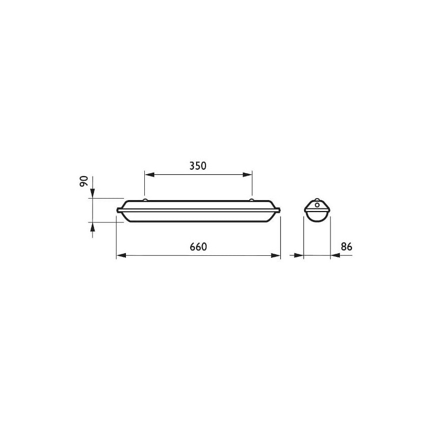 Philips - LED-Industrieleuchten 1xG13/18W/230V IP65