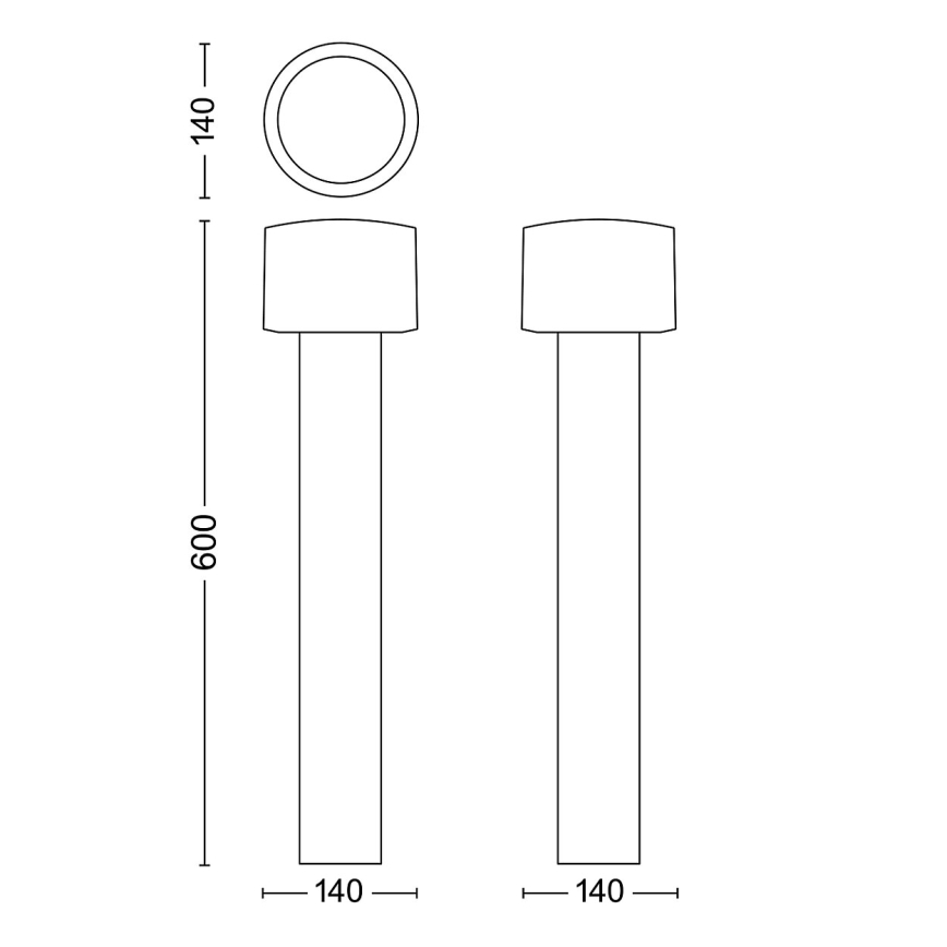 Philips - LED-Außenleuchte OTIS LED/4,3W/230V 2700K IP44
