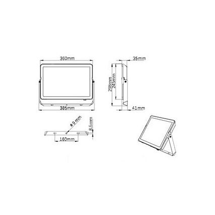 Philips – LED-Outdoor-Strahler PROJECTLINE LED/150W/230V IP65 4000K