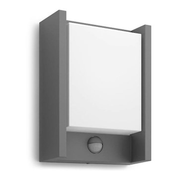 Philips - LED Outdoor-Wandleuchte mit Sensor ARBOUR LED/3,8W/230V 2700K IP44